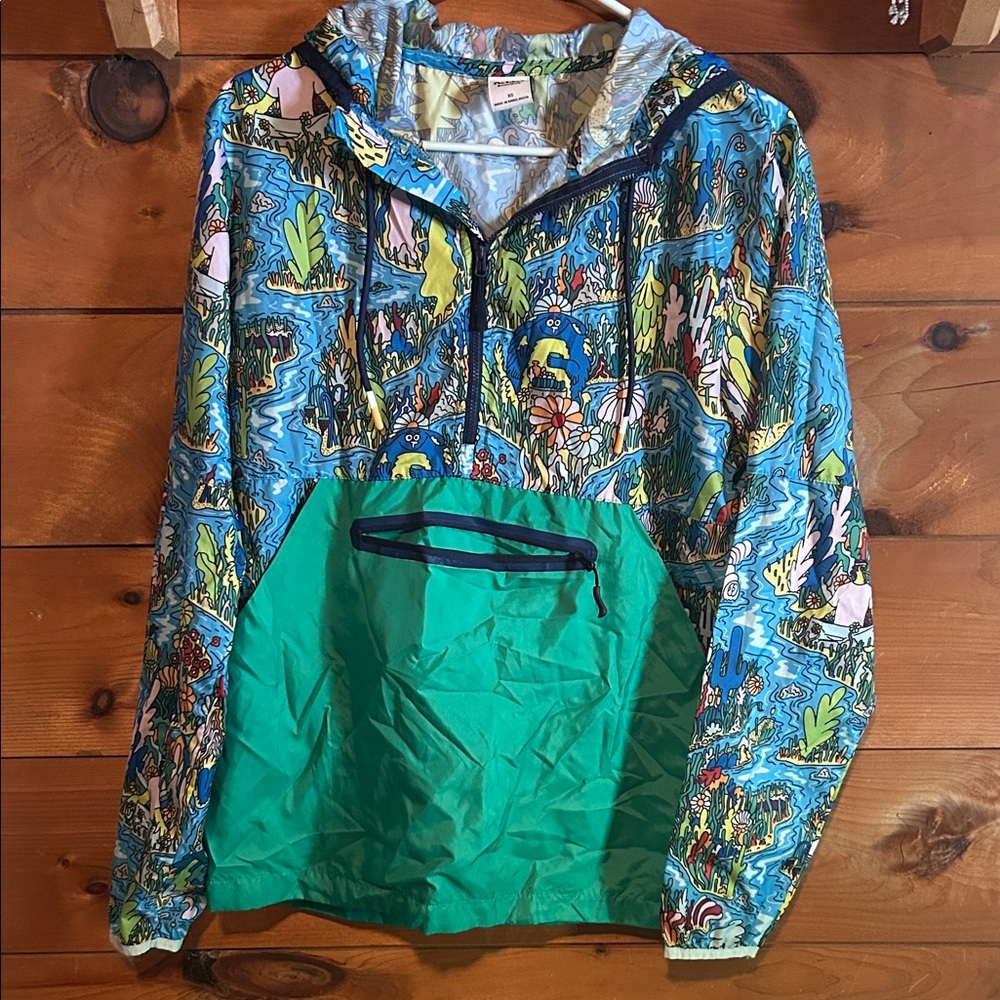 Bonobos Multicolor Graphic Rain Jacket